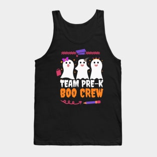 Team Pre-K Boo Crew Halloween Tank Top